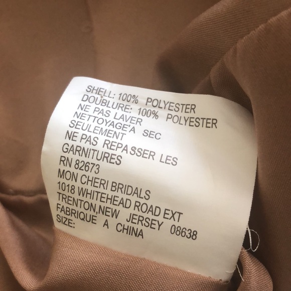 🥂MON CHERI🥂CHAMPAGNE TEAL IRIDESCENT GOWN🥂 - Picture 13 of 13